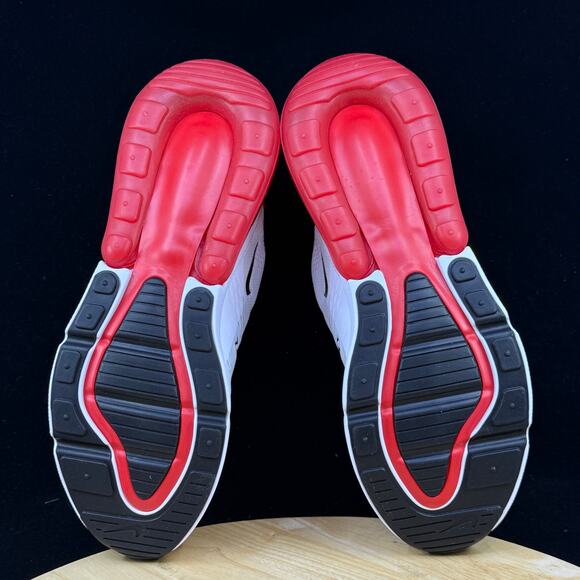 Nike Air Max 270 White University Red Black BV2523-100 Men\'s Size 11 NEW Shoes